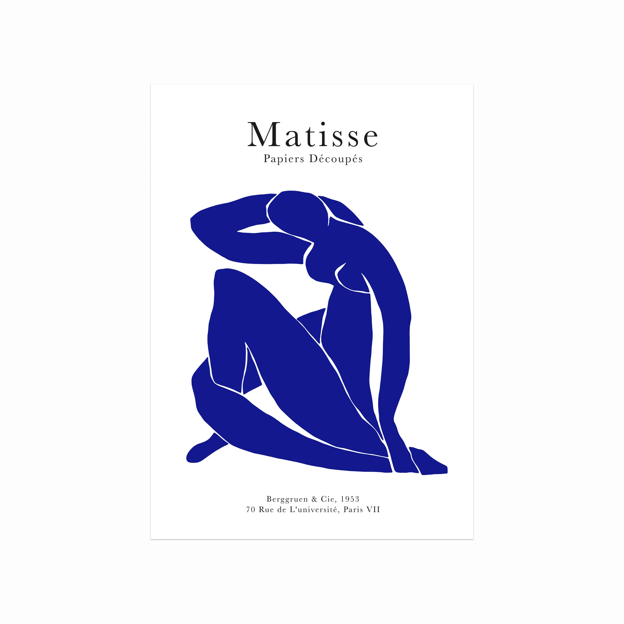 Henri Matisse Plakat  Femme Bleu