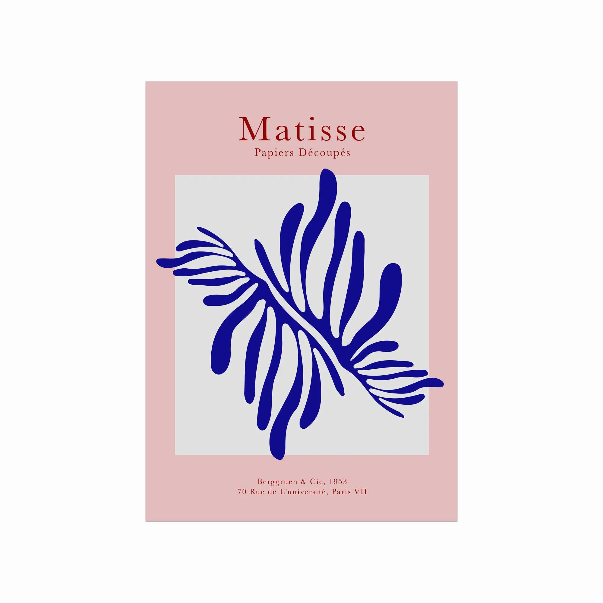 Henri Matisse Plakat  Papiers Découpés 01