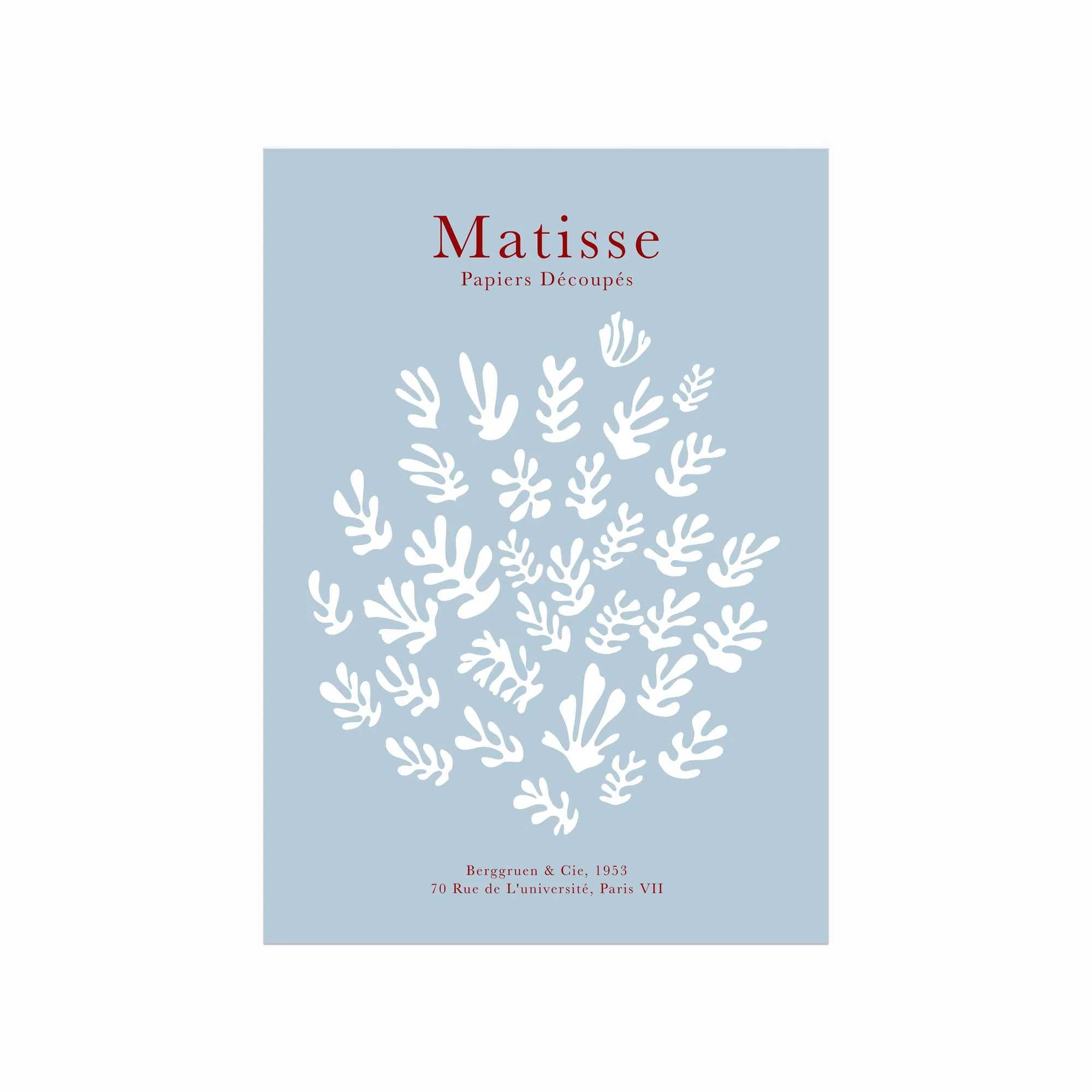 Henri Matisse Plakat  Papiers Découpés 03