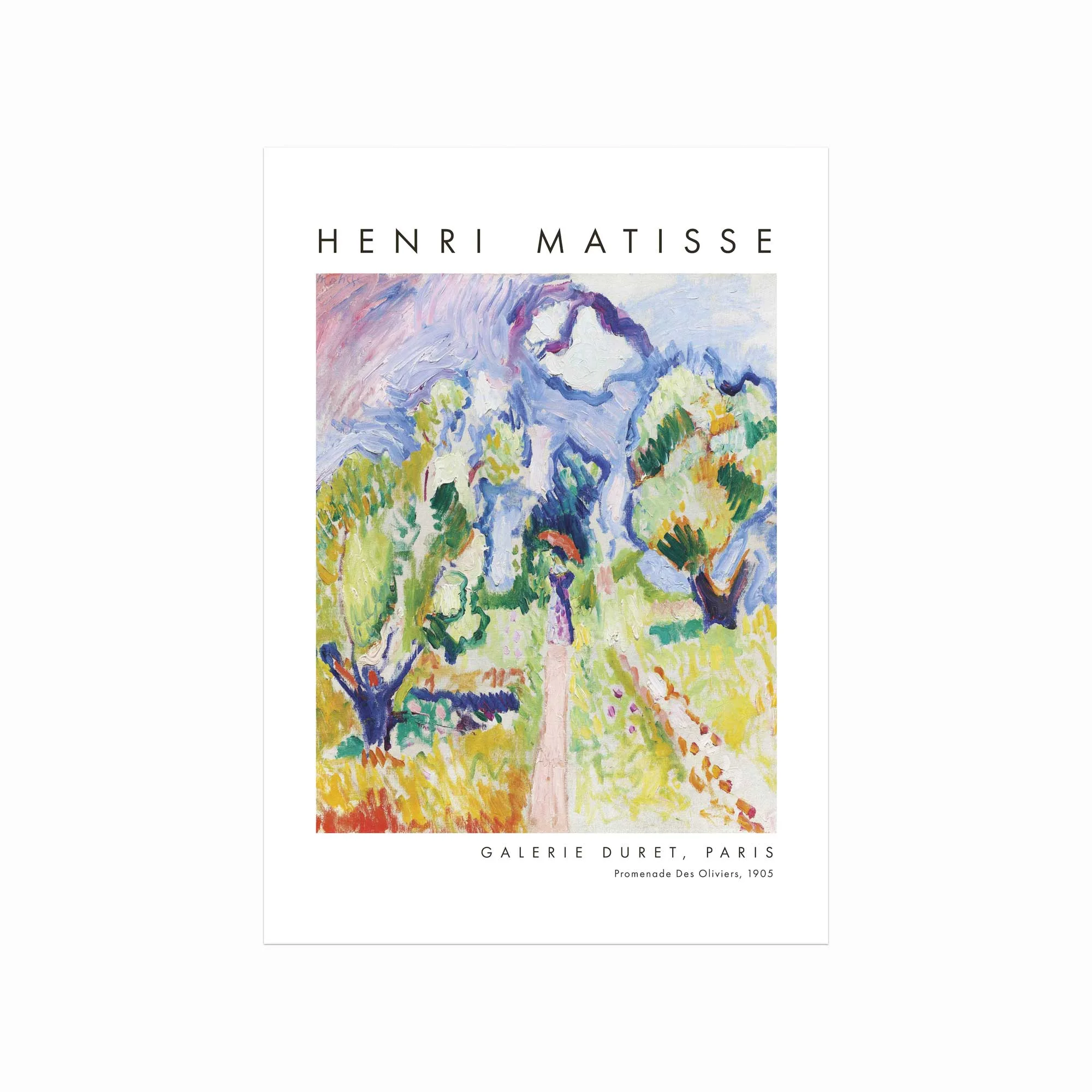 Henri Matisse Plakat  Promenade Des Oliviers