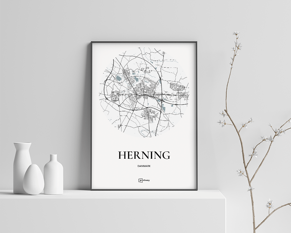 Herning Plakaten Hvid