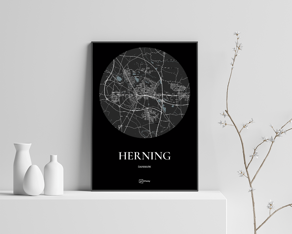 Herning Plakaten Sort