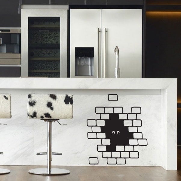 Hul   Væggen Wallsticker