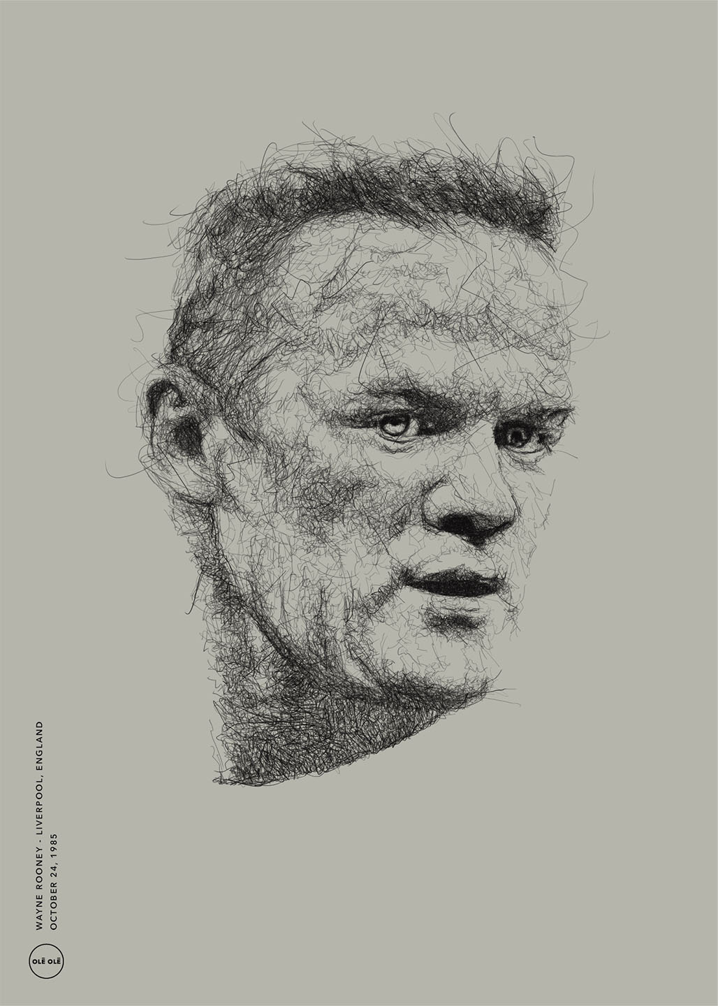 Icons   Wayne Rooney Af Olé Olé