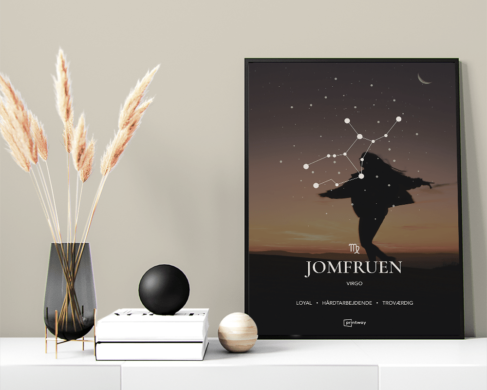 Jomfruen Stjernetegn Plakat