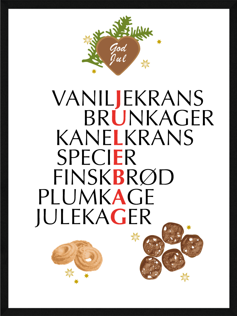 Julebag Citat Juleplakat