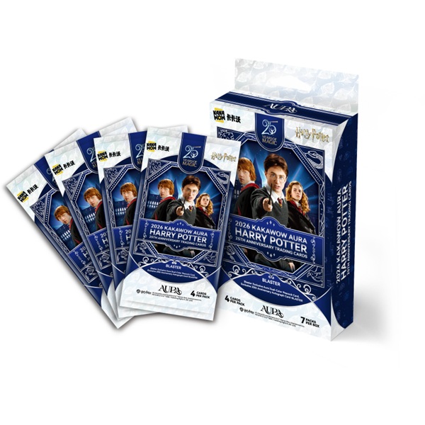 Kakawow Aura 2026 Harry Potter: 25th Anniversary Trading Cards Blaster Box Booster Display Box Med Pakker