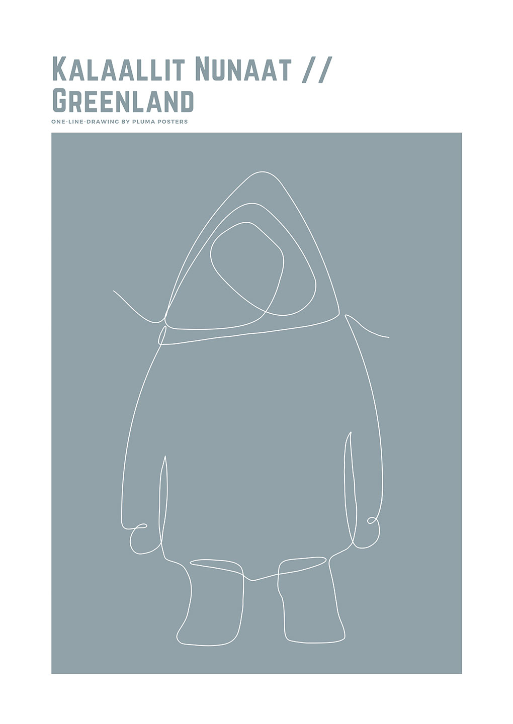 Kalaallit Nunaat Greenland Af Pluma Posters