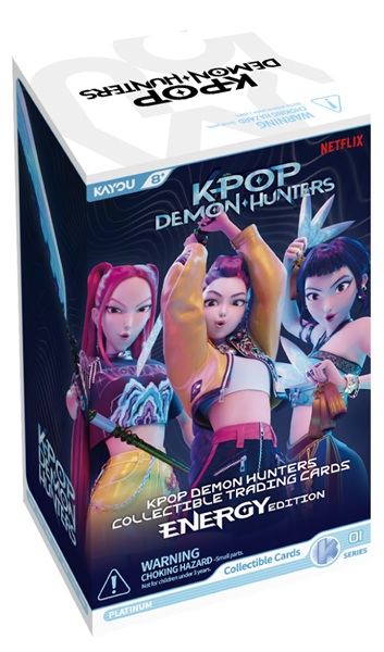 Kayou Kpop Demon Hunters Collectable Cards Series - Energy Edition Blister Booster Display Box Med 12 Packs