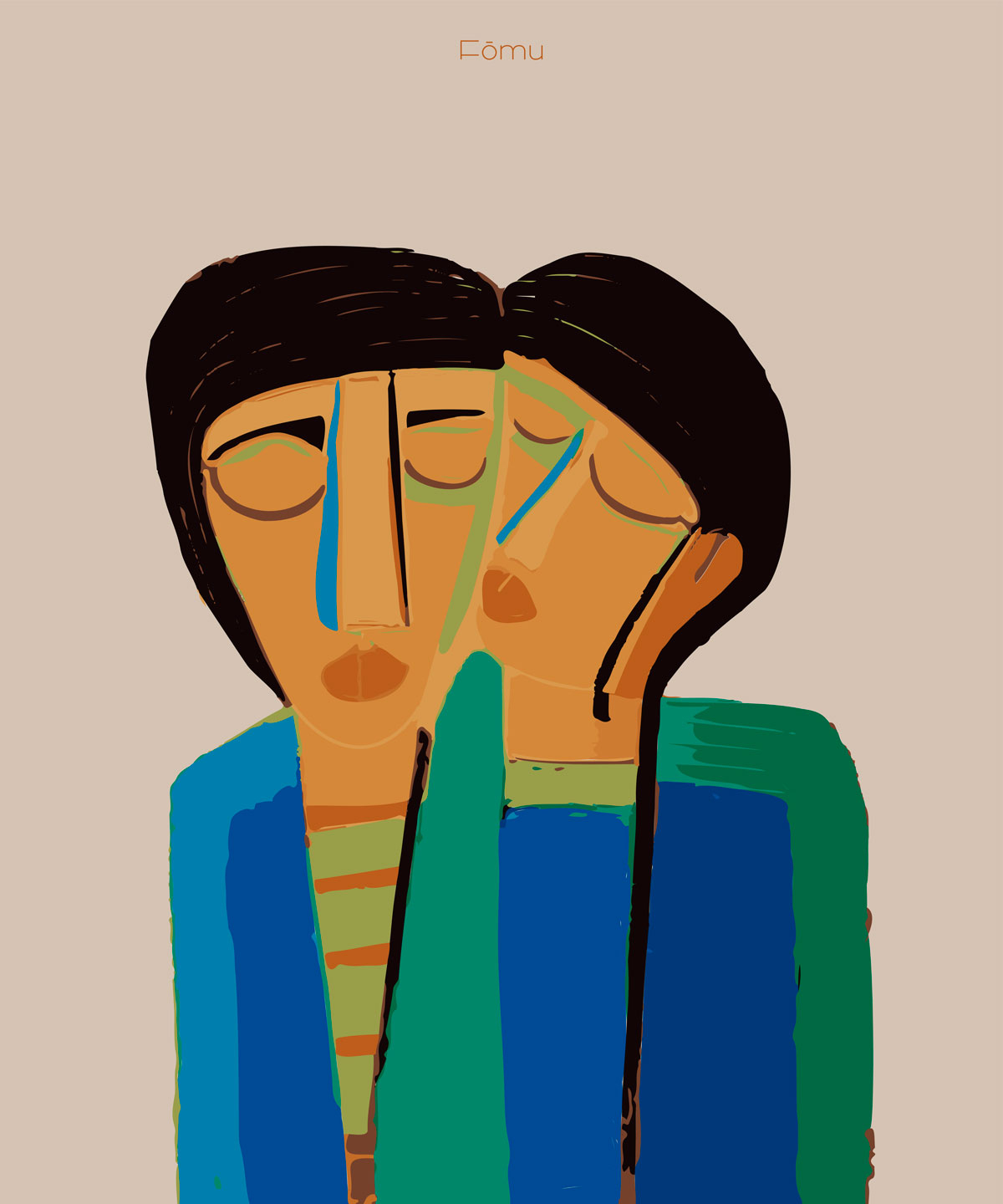 Kiss 01 Af Få Mu Illustrations