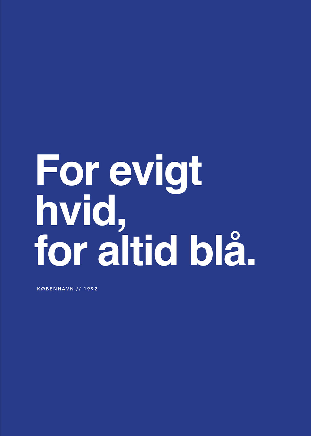 København For Evigt Hvid Af Olé Olé