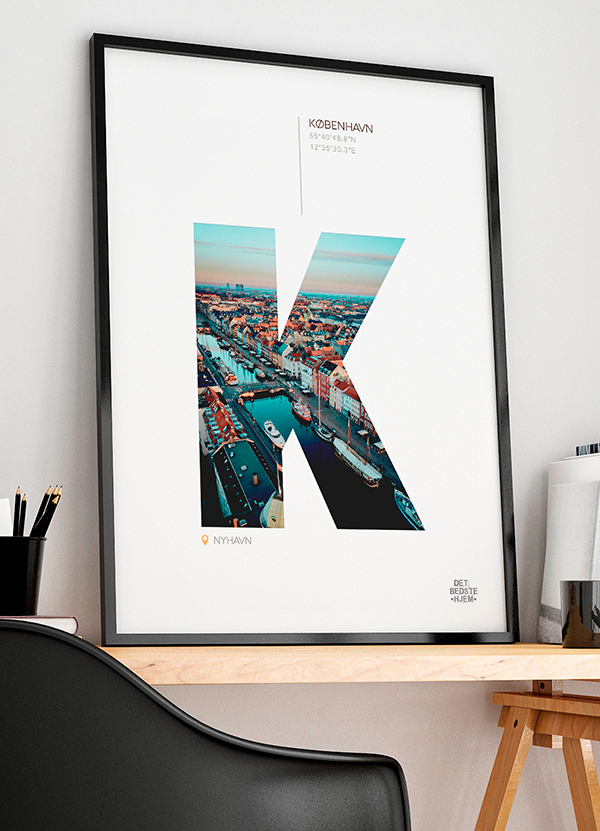 København-plakat Nyhavn 21   29    A4  Kr  199 -