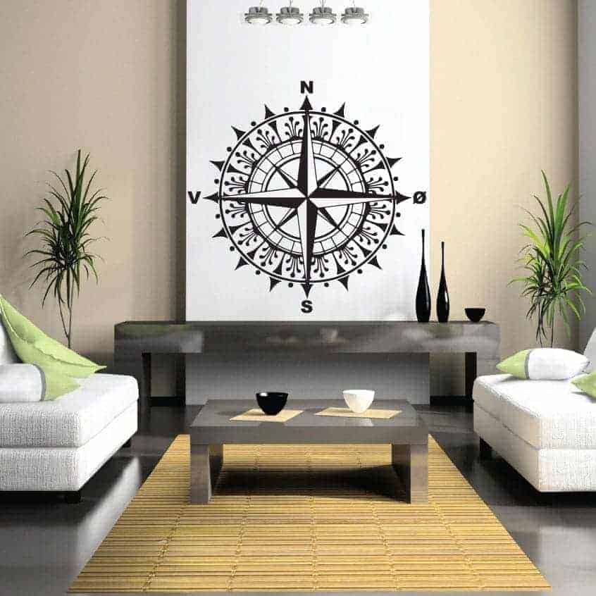Kompas Wallsticker