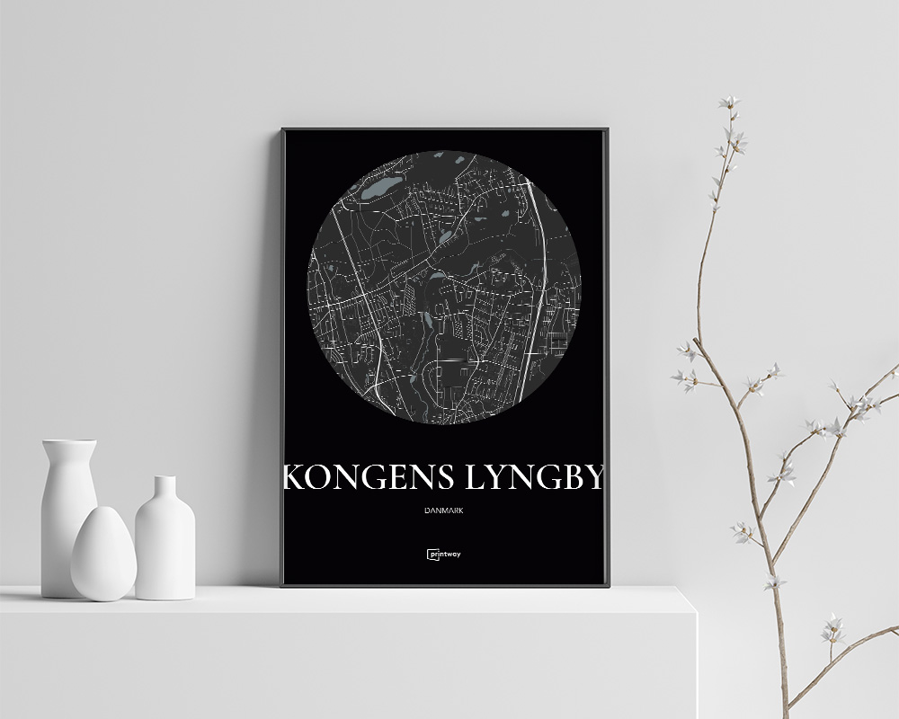 Kongens Lyngby Plakaten Sort