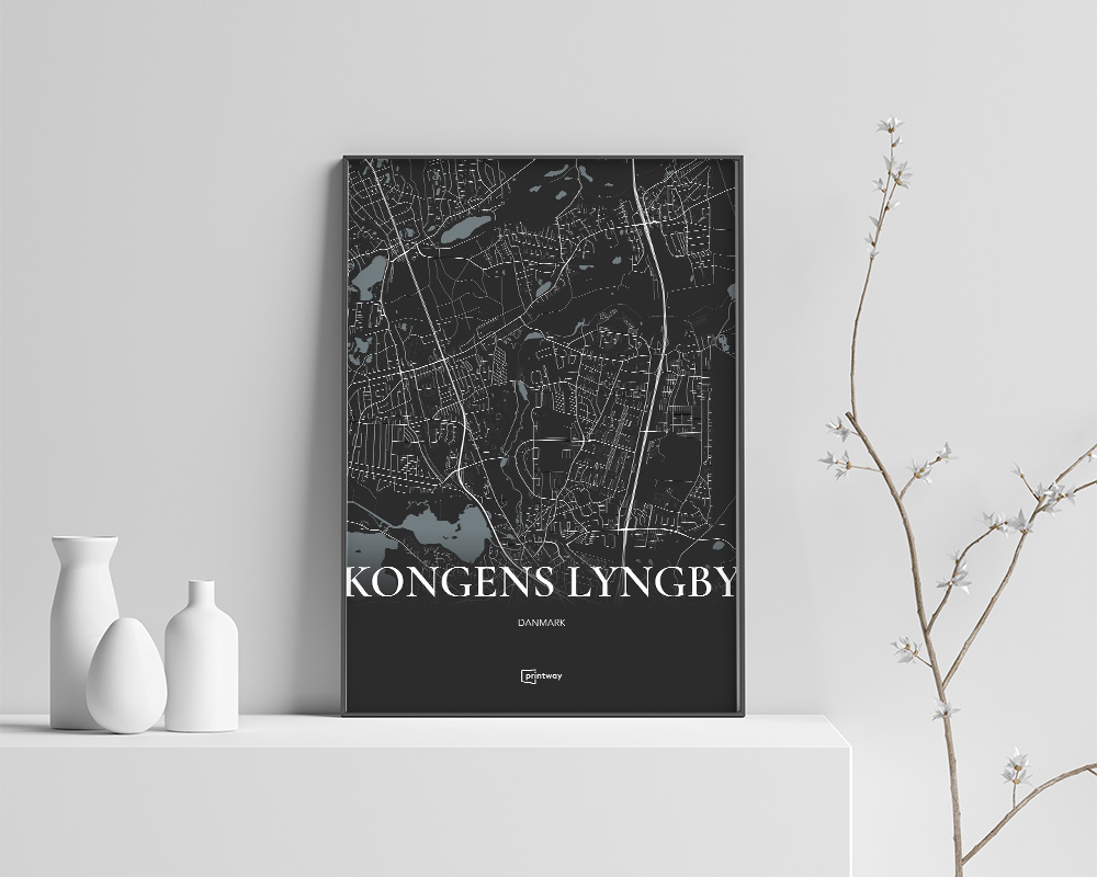Kongens Lyngby Plakaten Sort