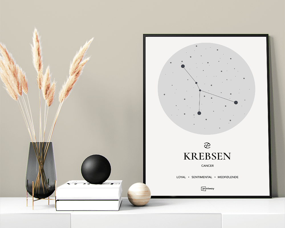 Krebsen Stjernetegn Plakat
