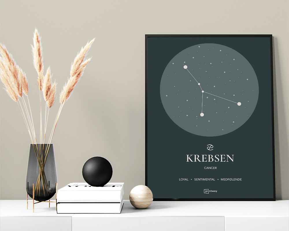Stenbukken Stjernetegn Plakat