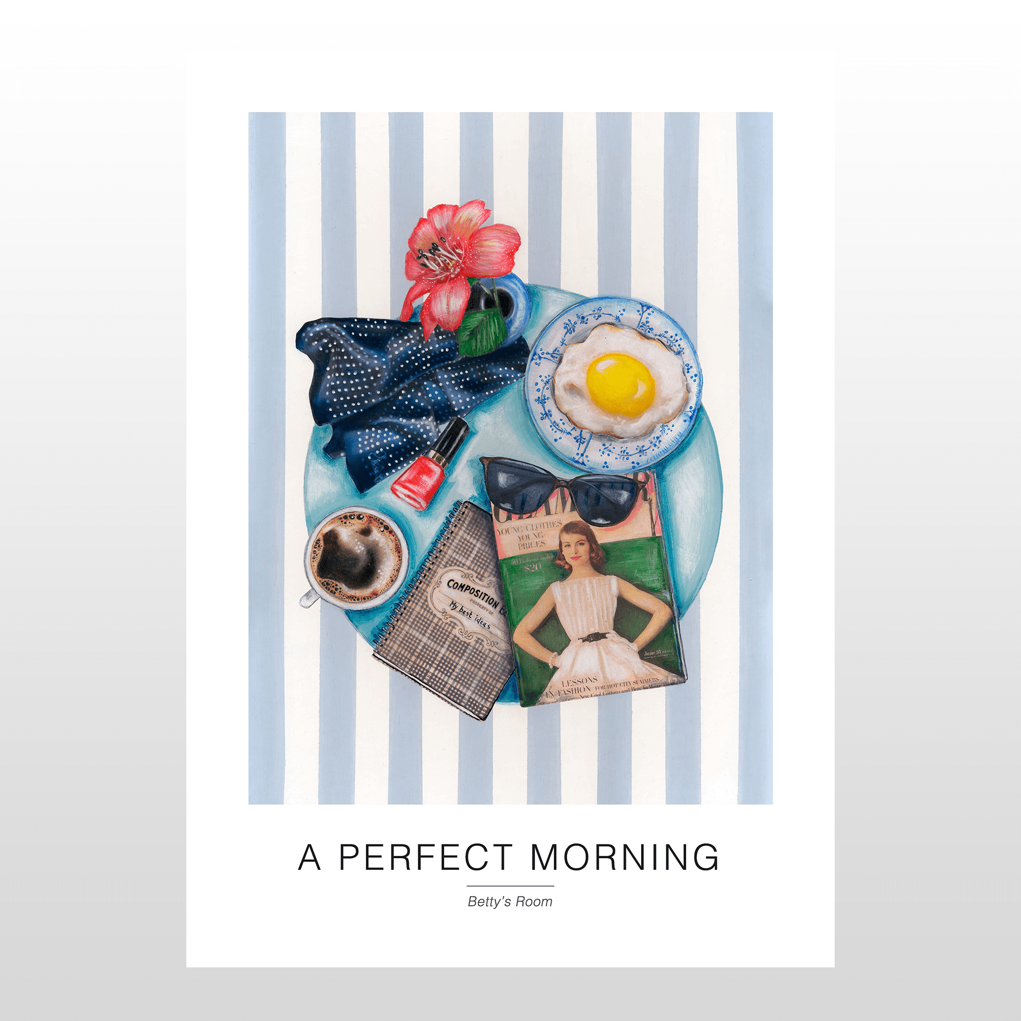 Kunstplakat   Quot   Perfect Morning Quot  A2