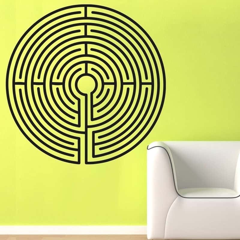 Labyrint Wallsticker