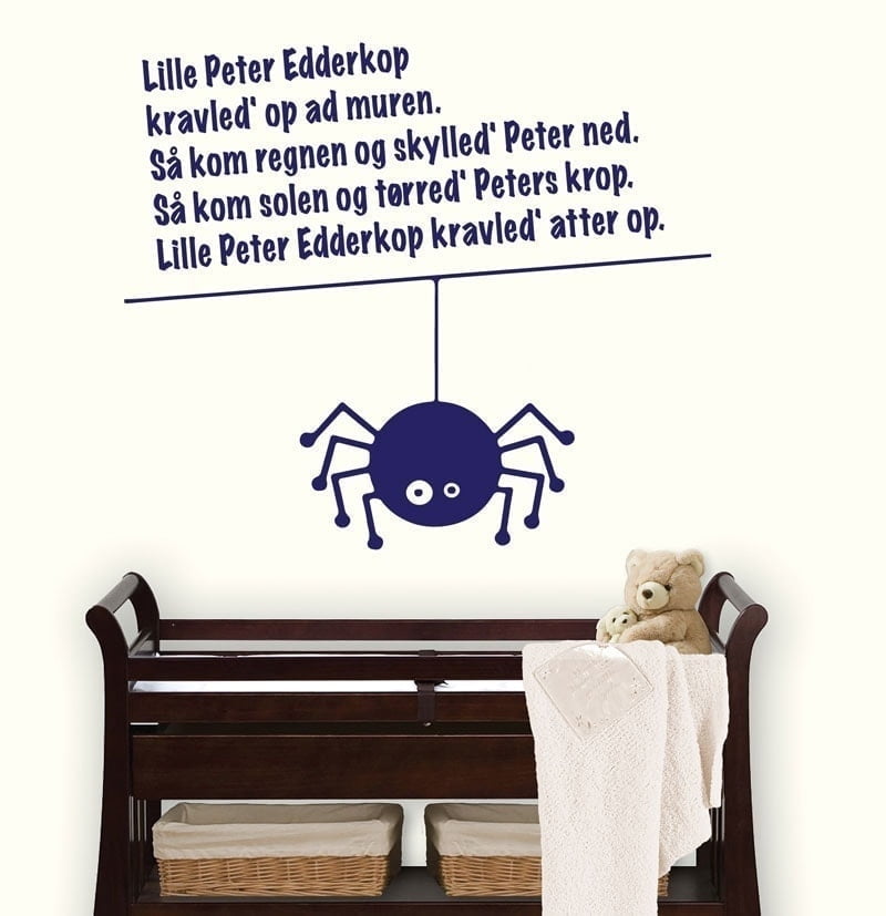 Lille Peter Edderkop Wallsticker