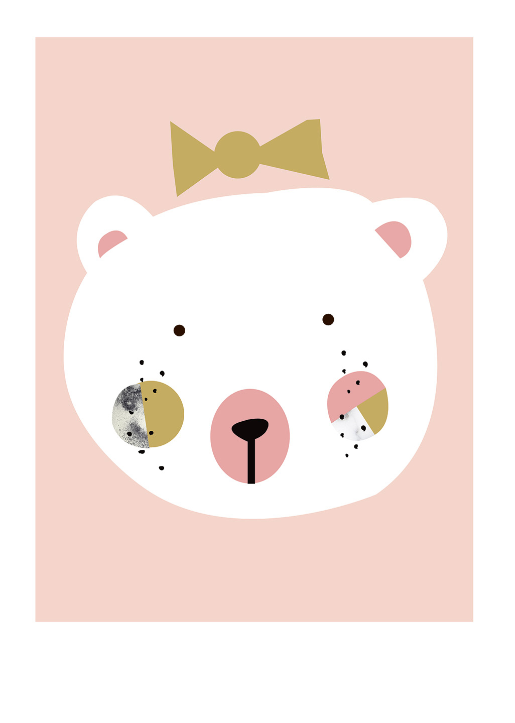 Little Ones Bear Girl Af Plakatwerket