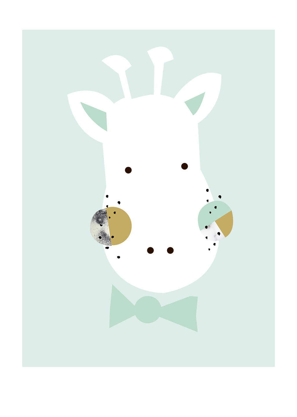 Little Ones Giraffe Boy Af Plakatwerket