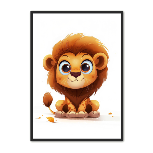 Løve Plakat   Børneplakat