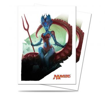 80 Lommer  Battle For Zendikar Kiora  Master Of The Depths Deck Protector Sleeves Ultra Pro  86289