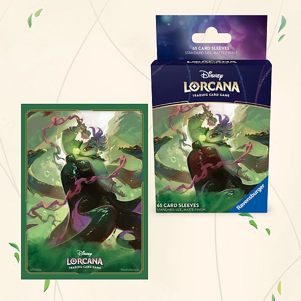65 Lommer  Disney Lorcana Tcg: Set   Archazia   Island: Ursula Deceiver Of All Deck Protector Sleeves