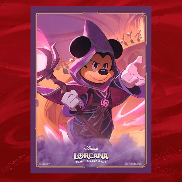65 Lommer  Disney Lorcana Tcg: Set   Reign Of Jafar: Mickey Mouse Wayward Sorcerer Deck Protector Sleeves
