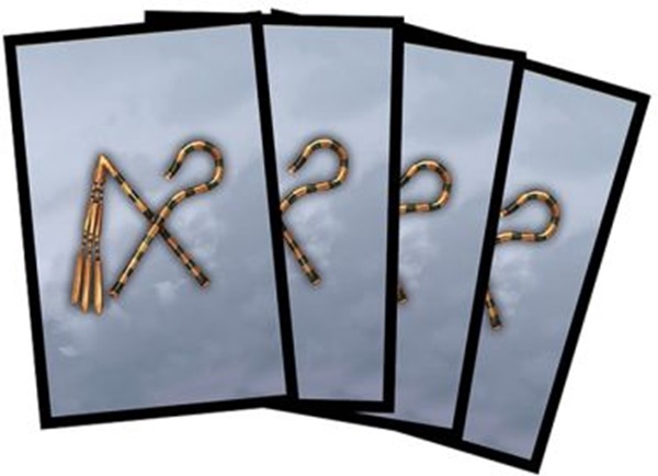 50 Lommer  Kemet Blood   Sand: Divine Intervention Deck Protector Sleeves