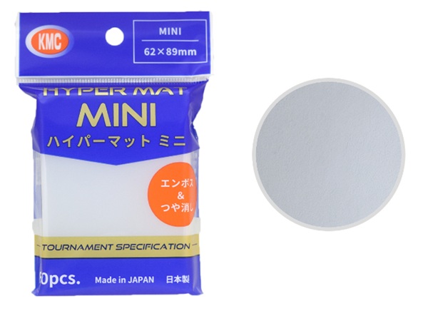 60 Lommer  Kmc Hyper Mat Mini Clear Sleeves  62x89mm