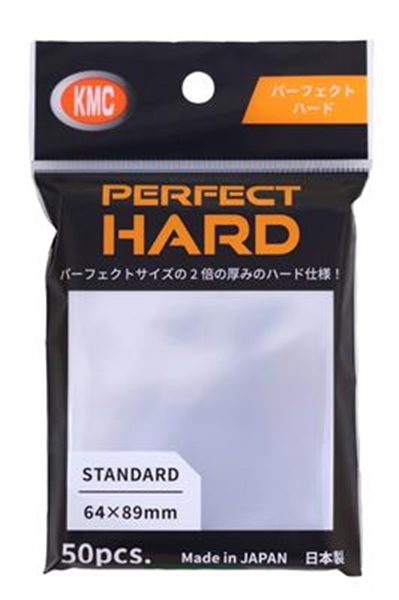50 Lommer  Kmc Perfect Hard Perfect Fit Standard Sized Inner Sleeves  64x89mm