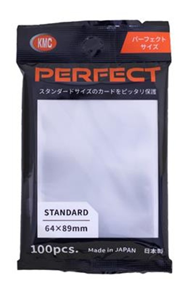 100 Lommer  Kmc Perfect Size Perfect Fit Standard Sized Inner Sleeves  64x89mm