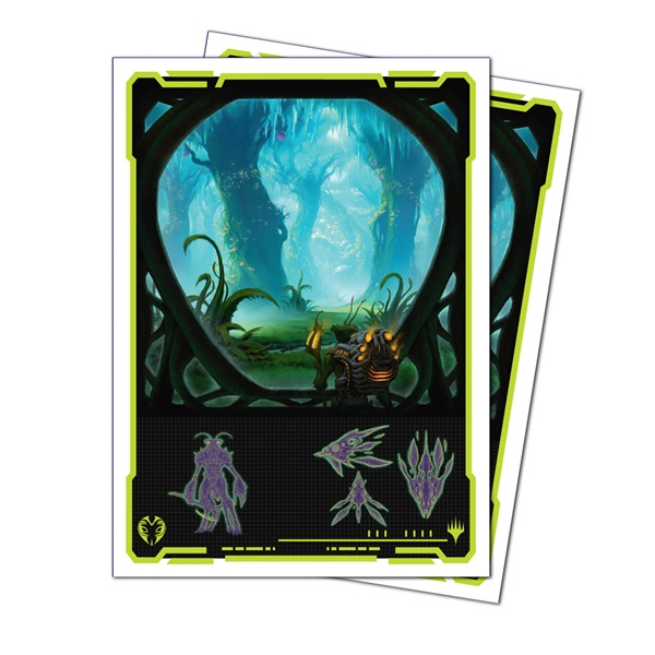 105 Lommer  Magic Edge Of Eternities: Green Mythic Apex Matte Deck Protector Sleeves Ultra Pro  38860