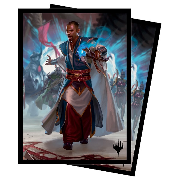 100 Lommer  Magic March Of The Machine:   Teferi Akosa Of Zhalfir Matte Deck Protector Sleeves Ultra Pro  19748