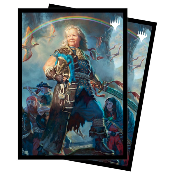 100 Lommer  Magic The Lost Caverns Of Ixalan:   Admiral Brass  Unsinkable Matte Deck Protector Sleeves Ultra Pro  38156