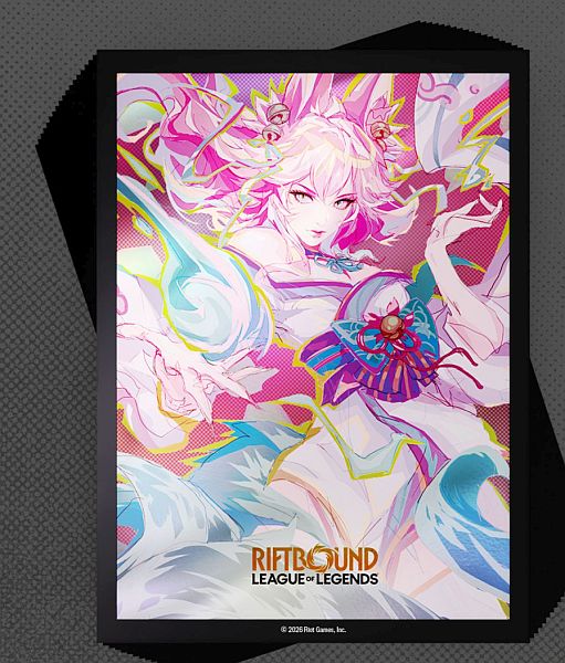 100 Lommer  Riftbound: League Of Legends Tcg: Set 02: Spiritforged   : Spirit Blossom Ahri Deck Protector Art Sleeves
