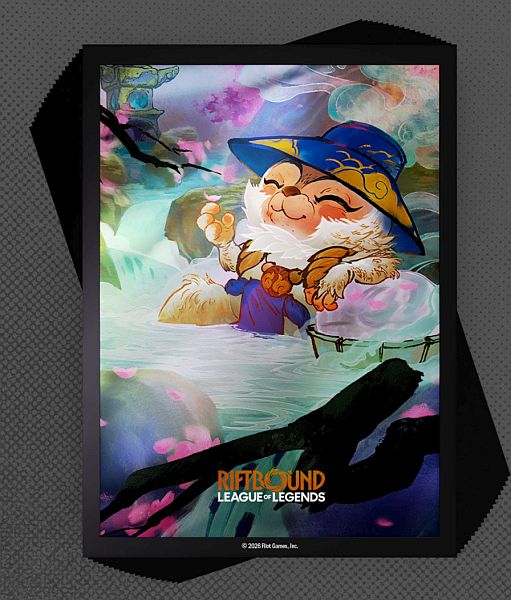 100 Lommer  Riftbound: League Of Legends Tcg: Set 02: Spiritforged   : Spirit Blossom Teemo Deck Protector Art Sleeves