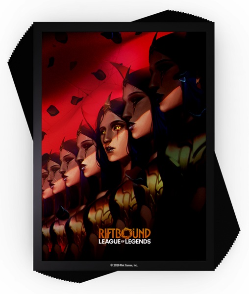 100 Lommer  Riftbound: League Of Legends Tcg: Set 03: Unleashed   : Leblanc  Deceiver Deck Protector Art Sleeves
