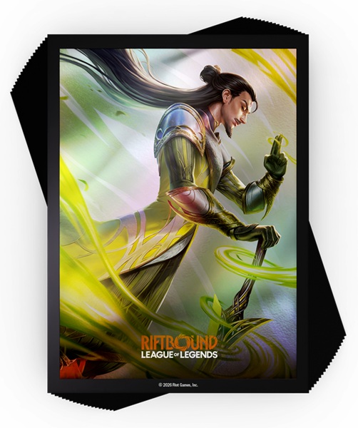 100 Lommer  Riftbound: League Of Legends Tcg: Set 03: Unleashed   : Master Yi  Wuju Master Deck Protector Art Sleeves