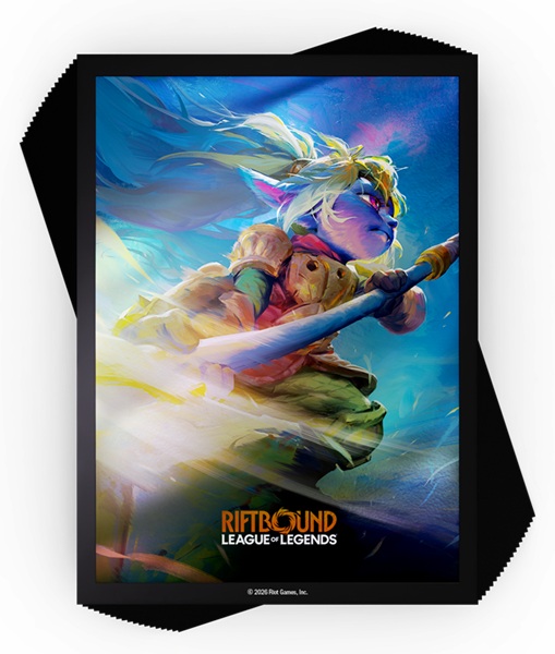 100 Lommer  Riftbound: League Of Legends Tcg: Set 03: Unleashed   : Poppy  Keeper Of The Hammer Deck Protector Art Sleeves