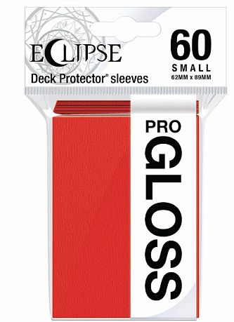 60 Lommer Ultra Pro Eclipse Gloss Small: Apple Red    195 184     Top Kvalitet  Professional Sleeves  15628