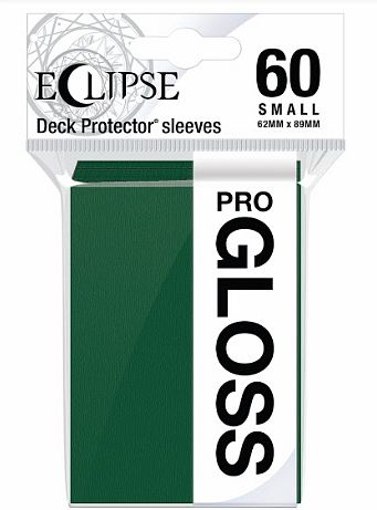 60 Lommer Ultra Pro Eclipse Gloss Small: Forest Green  Gr 195 184     Top Kvalitet  Professional Sleeves  15629