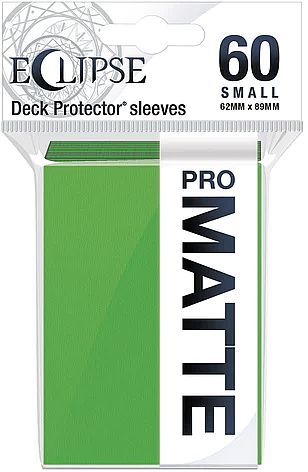 60 Lommer Ultra Pro Eclipse Small  2021 : Lime Green  Gr 195 184     Top Kvalitet  Pro-matte Non-glare Professional Sleeves  15642