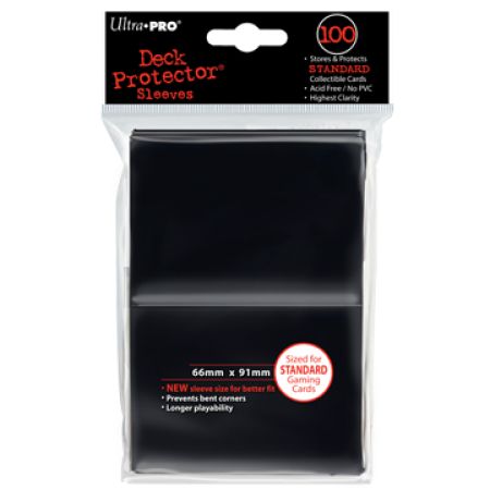 100 Lommer Ultra Pro Pro-gloss: Black  Sorte     195 184   Kvalitet  Sleeves  82691