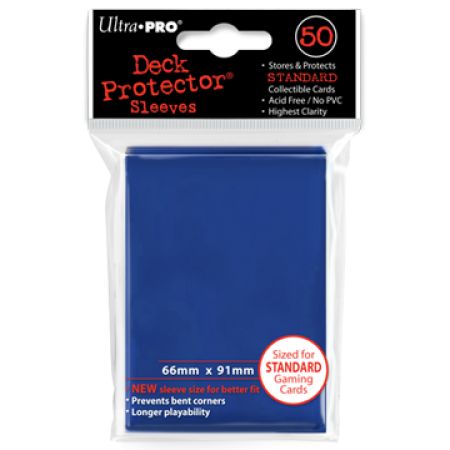 50 Lommer  Ultra Pro Pro-gloss: Blue  Bl 195 165     195 184   Kvalitet  Tsunami Blue Sleeves  82670