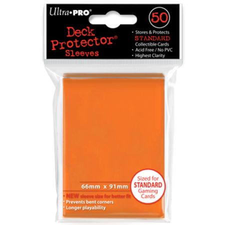 50 Lommer  Ultra Pro Pro-gloss: Orange    195 184   Kvalitet  Candy Orange Sleeves  82673