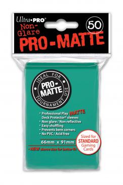 50 Lommer  Ultra Pro Pro-matte: Aqua    195 184   Kvalitet  Non-glare Professional Sleeves  84151