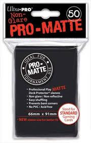 50 Lommer  Ultra Pro Pro-matte: Black  Sorte     195 184   Kvalitet  Non-glare Professional Sleeves  82728